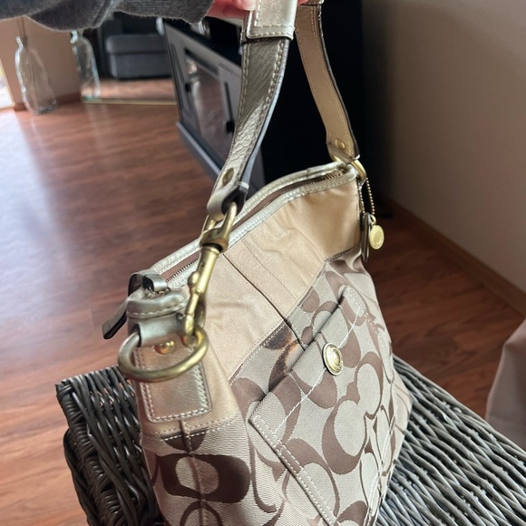 Coach Brown and Tan Women's Bag - Picture 2 of 10